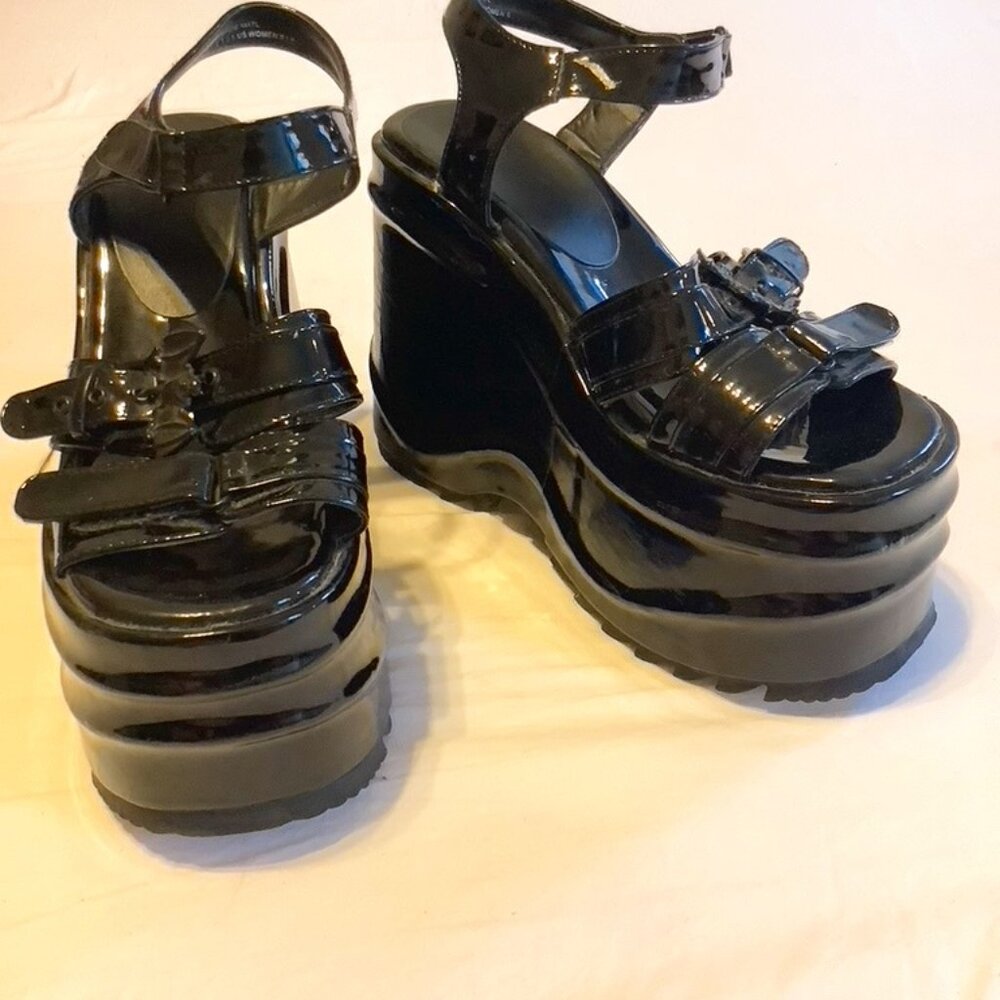 Patent Leather Platforms